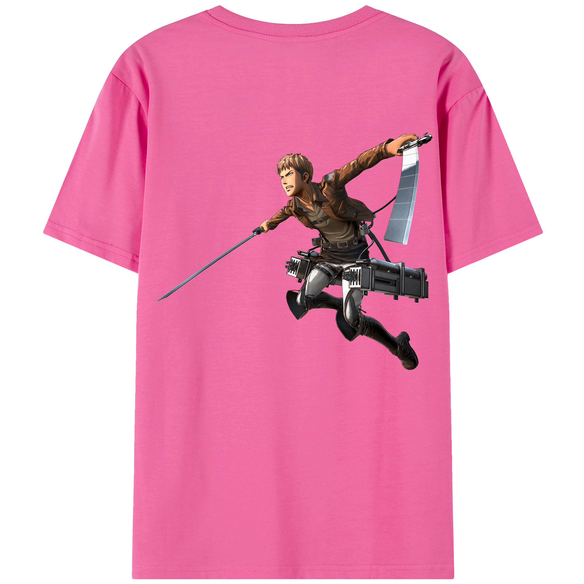 （画像用） 進撃の巨人 ジャン・キルシュタイン Attack on Titan Jean Kirstein レディース半袖Tシャツ(バックプリント)